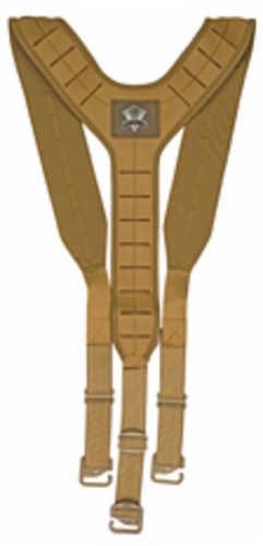Grey Ghost Gear UGF 3 Point Suspenders Harness For UGF Battle Belt Coyote 9037-14