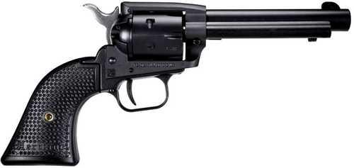 Heritage Rough Rider Small Bore Single Action Revolver .22 Long Rifle 6.5" Barrel 6 Round Capacity Rear FALSEtch/Blade Front Fixed Sights Polymer Star Grips Black Satin Finish