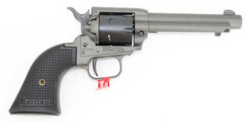Heritage Rough Rider Small Bore Single Action Revlover .22 Long Rifle 4.75" Barrel 6 Round Capacity Rear FALSEtch/Blade Front Fixed Sights Black Polymer Star Grips Steel/Tungsten Cerakote Finish