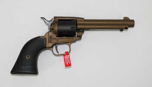 Heritage Rough Rider Small Bore Single Action Revlover .22 Long Rifle 4.75" Barrel 6 Round Capacity Rear FALSEtch/Blade Front Fixed Sights Black Polymer Star Grips Burnt Bronze Cerakote Finish