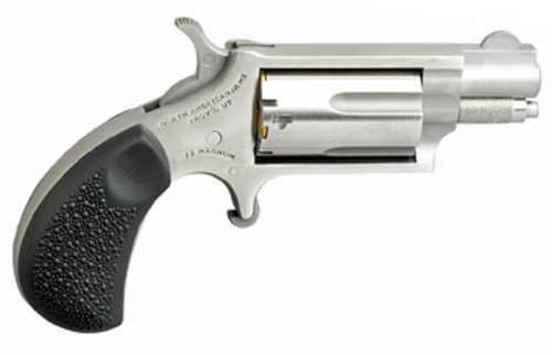 FALSErth American Arms Mini Revolver Single Action .22 WMR 1.625" Barrel 5 Round Capacity Rubber Grips Stainless Steel Finish
