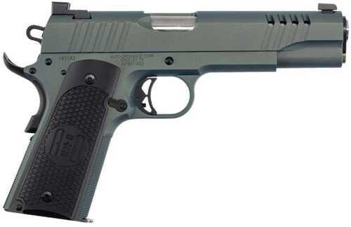 Auto-Ordnance 1911A1 Semi-Automatic Pistol .45 ACP 5" Barrel (1)-7Rd Magazine Night Sights Black G10 Grips FALSErthern Lights Metal Finish