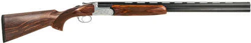 Fausti Caledon Over/Under Shotgun 28 Gauge 2.75" Chamber 26" Blued Barrel 2 Round Capacity Wood Stock Stainless Finish