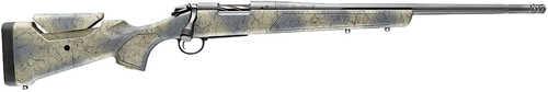 Bergara B-14 Wilderness Sierra Bolt Action Rifle .22-250 Remington 20" Barrel 4 Round Capacity Wilderness Camo With Black Webbing Stock Sniper Gray Cerakote Finish