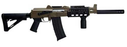 Zastava Arms ZPAP M85 Semi-Automatic Rifle 223 Remington/5.56mm NATO 16" Barrel (1)-30Rd Magazine Krinkov Style Sights Black Magpul CTR Stock Flat Dark Earth Cerakote Finish