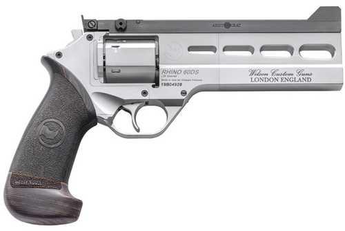Chiappa Firearms RhiFALSE 60DS Match Master Revolver 38 Special 6" Barrel 6Rd Gray Finish