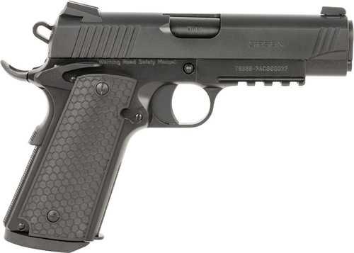 Girsan MC1911C Untouchable 1911 Semi-Automatic Pistol 9mm Luger 4.4" Barrel (1)-9Rd Magazine Ambidextrous Safety G10 Grips Black Finish