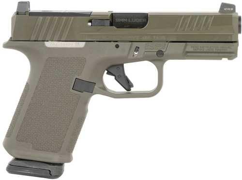 Ruger RXM Compact Frame 9mm Luger 15+1 4" Black FNC Nitride Barrel, OD Green Alloy Steel Optic Ready/Serrated Slide, OD Green Polymer Frame w/Accessory Rail, Textured Grip, RMR/RMSc/DeltaPoint Pro Footprint