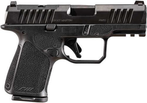 Rost Martin RM1S Sub-Compact 9mm Luger 15+1 3.60" Black Match Grade Barrel, Black Nitron Steel Optic Ready/Serrated Slide, Black Polymer Frame w/Picatinny Rail, Textured Grip, RMR Footprint, Ambidextrous