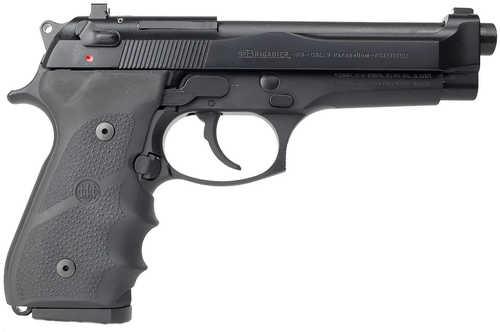 Beretta USA 92FS Brigadier 9mm Luger 10+1 4.90" Steel Barrel, Black Stainless Steel Serrated Slide, Black Aluminum Frame, Black Stippled Rubber Grip