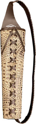 Neet Alligator Embossed Back Quiver RH Tan