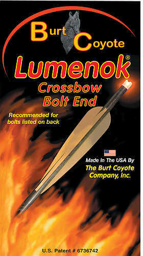 LumeFALSEk Burt Coyote Crossbow Bolt Gold Tip Moon 34.8 Grains Red 3/pk. 47120