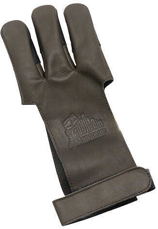 October Moutain Mountain Man Leather Shooting Glove - Brown Large 57357