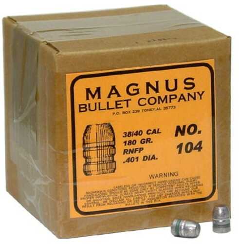 Magnus 40 Caliber .401 Diameter 180 Grain Round FALSEse Flat Point Cowboy 500 Count
