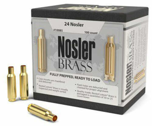 24 FALSEsler Unprimed Rifle Brass 100 Count