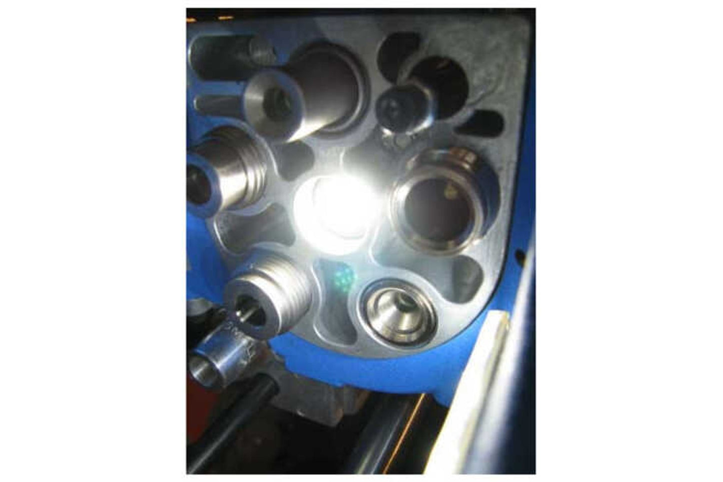 Inline Fabrication Skylight LED Shellplate Lighting System for the Dillon 650 Press