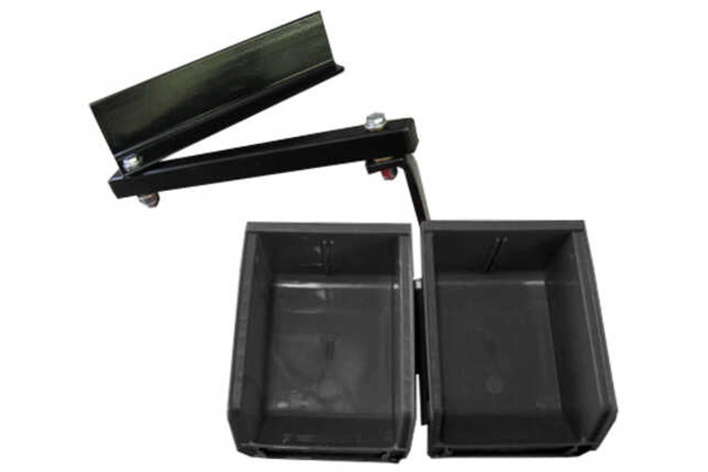 Inline Fabrication Universal Double Bullet Tray System - Black Trays