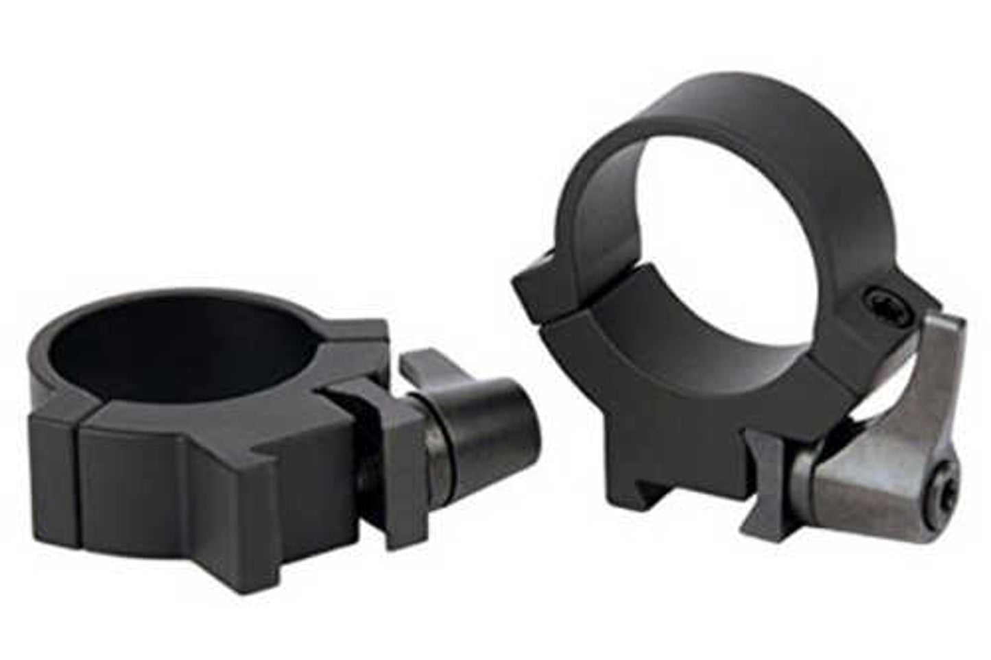 Warne Maxima Horizontal QD Rimfire Scope Rings 3/8 Dovetail Matte Black 1 in. High Model: 722LM