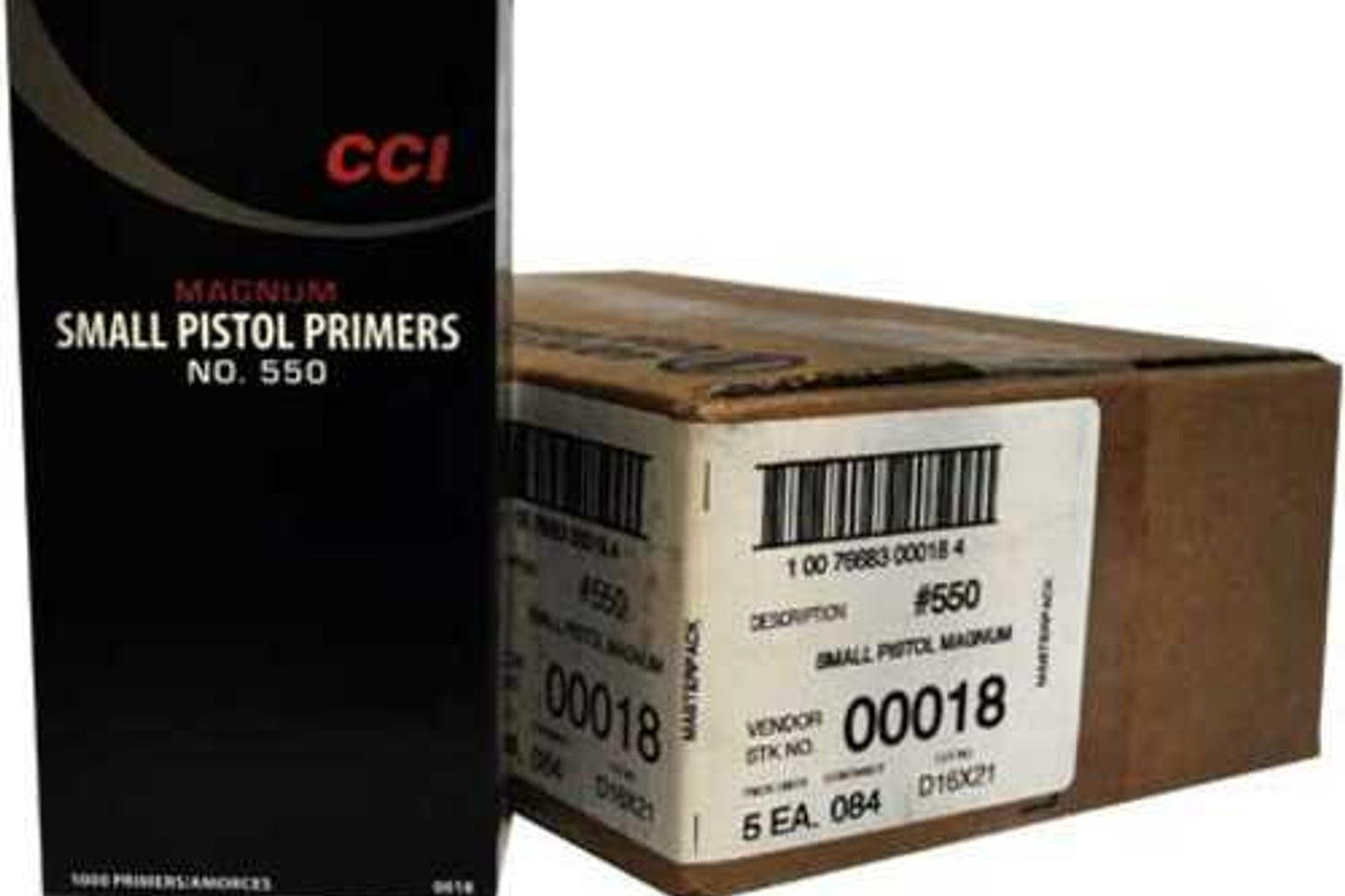 CCI #550 Magnum Small Pistol Primer 5000 Count Case