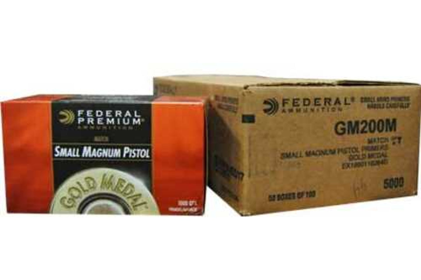 Federal Gold Medal Magnum Small Pistol Match Primer #GM200M (5000 Count Case)