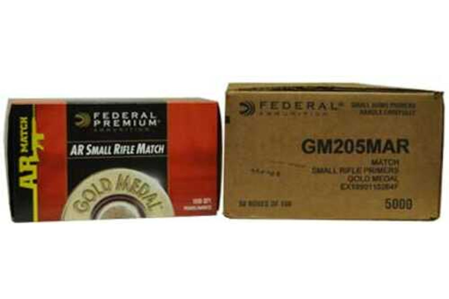 Federal Gold Medal AR Small Rifle Primer #GM205MAR (5000 Count Case)