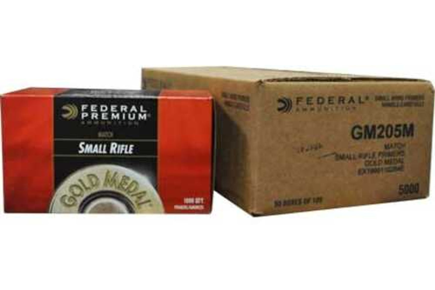 Federal Gold Medal Small Rifle Match Primer #GM205M (5000 Count Case)