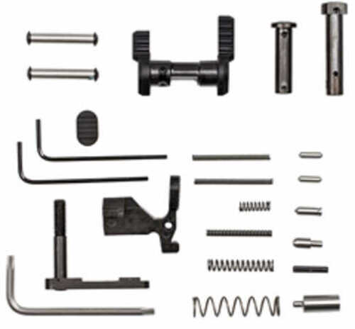 Armaspec Gun Builders Lowers Parts Kit (Less FCG and Grip) Fits 5.56/.223 This Is FALSET Complete Bla