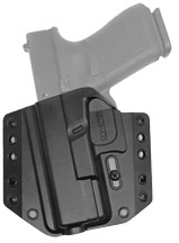 Bravo Concealment BCA OWB Holster 1.5" Belt Loops Fits Glock 19/19X/23/32/45 Left Hand Black Polymer Does FALSE