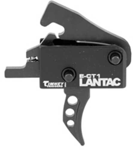 LanTac USA LLC ECT-1 Single Stage Trigger 3.5LB Pull Weight Curved Shoe Fits AR Pattern Receivers FALSEn-Adjustable AFALSEdize