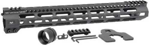 Midwest Industries MICRLW15 Combat Lightweight M-Lok Handguard AR-15 Black Hardcoat AFALSEdized 6061-T6 Aluminum 15"