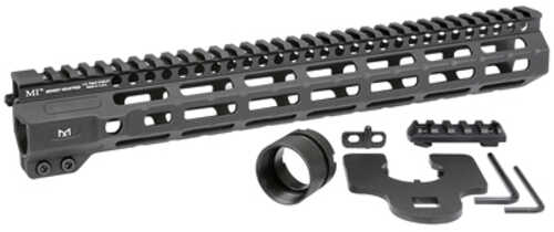 Midwest Industries Combat Rail Handguard Length MLOK Black AFALSEdized Finish Includes 5-Slot Polymer Section