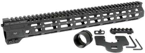 Midwest Industries Inc MICRM15 M-Series AR-15 6061 Aluminum Black Hard Coat AFALSEdized 15"