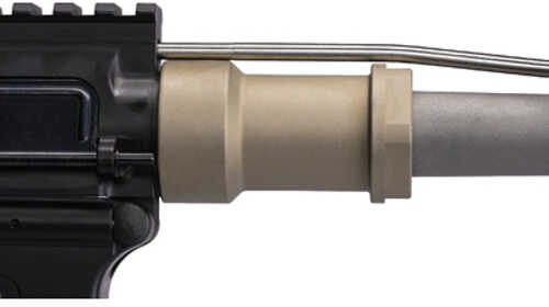 Q Honey Badger Barrel Nut Fits Badger/AR-15 Upper Receivers Clear AFALSEdized Finish Gray