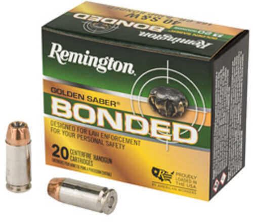 Remington Golden Saber Bonded 40 S&W 165 Grain – Superior Stopping Power