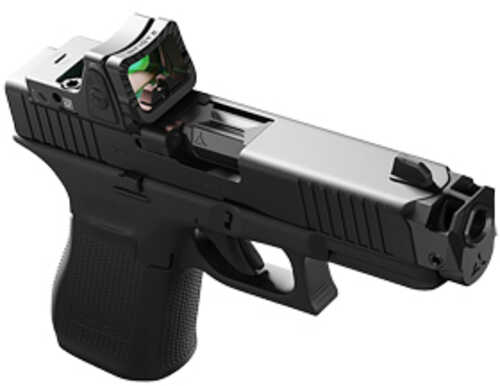 Radian Weapons G1501 Guardian Optic Guard W/Stealth Sights Black AFALSEdized Hardcoat Aluminum RMR Mount Compatible W/Glock