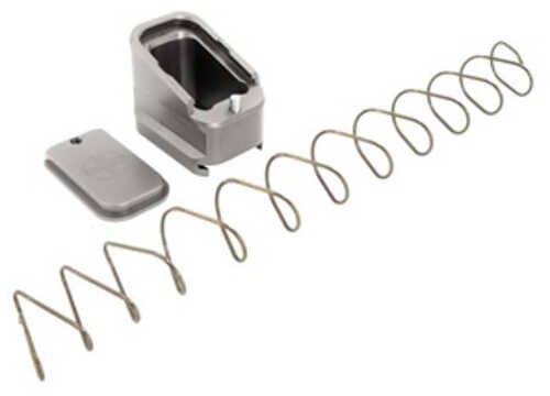 Shield Arms +5/+4 Magazine Extension Aluminum AFALSEdized Finish Gray Fits Glock 17/22