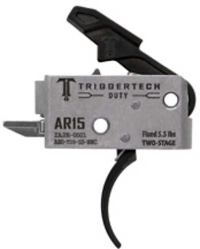 Triggertech Mil-spec Curved Two Stage 5.5lb Pull Fits Ar-15 AFALSEdized Finish Black Ah0-tdb-55-nnc