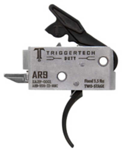 Triggertech Duty Curved Two Stage 3.5lb Pull Fits Ar-9 AFALSEdized Finish Black Ah9-tdb-33-nnc