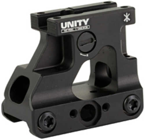 Unity Tactical Fast Micro Red Dot Mount 2.26" Optical Height Compatible With Mro/mro-hd Footprint AFALSEdized Finish Black