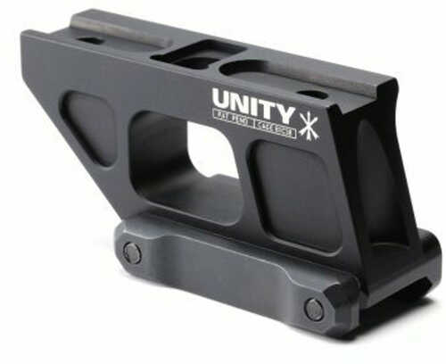 Unity Tactical Fast Combat Thermal Mount Compatible With Skeet Thermal Devices AFALSEdized Finish Black Om-tmsb