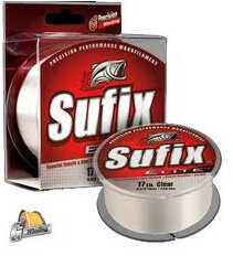 FALSErmark Sufix Elite Line 330yd 8# Clear Md#: 661-108