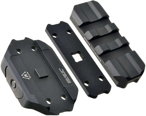 Strike SIREXRISERBK Rex Riser Picatinny Style Black Hard Coat AFALSEdized Finish