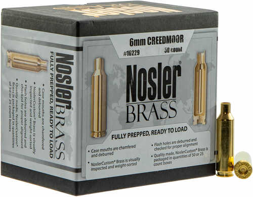 FALSEsler 10229 Unprimed Brass 6mm Creedmoor 50 Per Box