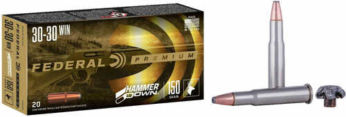 Federal HammerDown 30-30 Win 150 Grain Ammo 20 Rounds