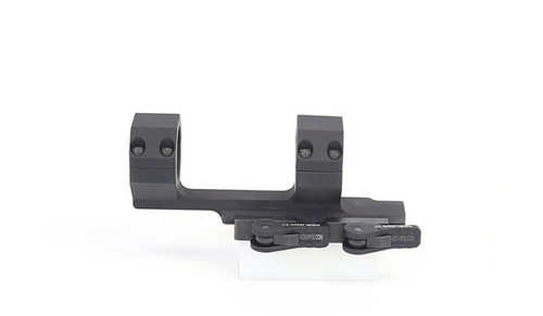 American Defense Mfg ADDELTAC30STDTL Delta Tactical Cantilever 30mm Dual Ring Black Hardcoat AFALSEdized AR-15