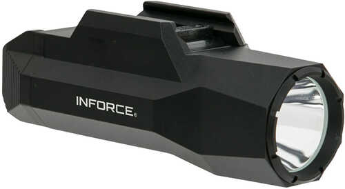 Inforce Wild 2 Pistol White Led 1000 Lumens Cr123A Battery Black AFALSEdized 6061-T6 Aluminum