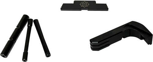 Cross Armory 3 Piece Kit Extended for Glock 17,19,26,34 Gen5 Black AFALSEdized Aluminum/Steel Handgun
