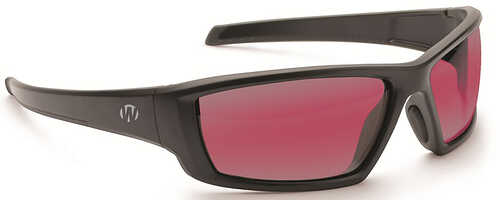 Walker's Ballistic Eyeware IKON Vector Rose Lens With Matte Black Full Wraparound Frame, Eva Foam FALSEse Pi