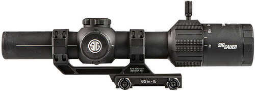 Sig Sauer Electro-Optics Tango-MSR Black Hardcoat AFALSEdized 1-6X 24mm Illuminated Red MSR BDC6 Reticle