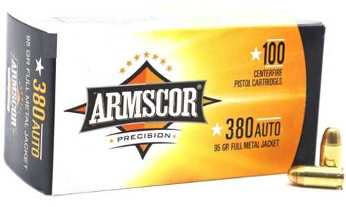 Armscor 50315 Precision Value Pack 380 ACP – Reliable Full Metal Jacket Ammo